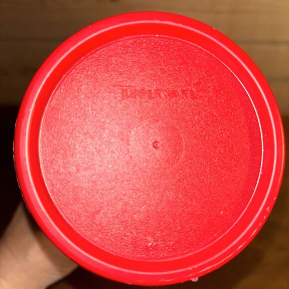 Tupperware Modular Mates Spagetti Container Clear/Red Cover Insert 1607H-1661-1 - Picture 3 of 4